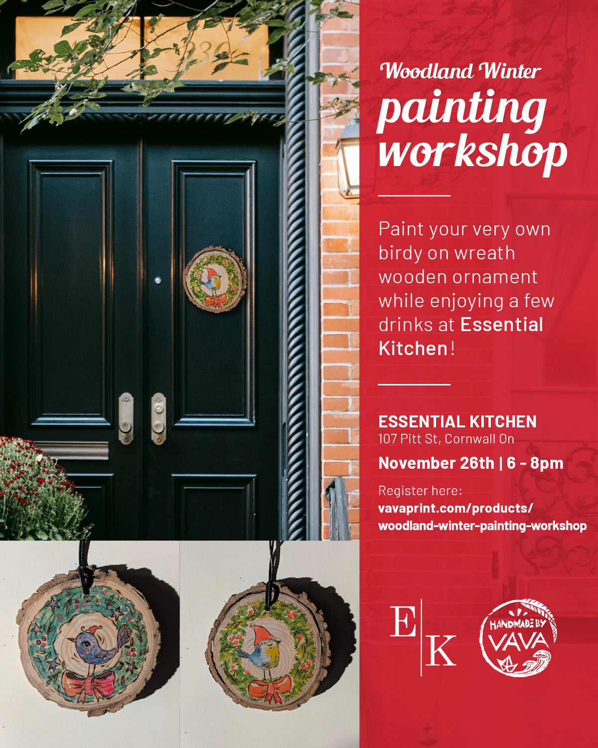 Woodland Winter painting workshop