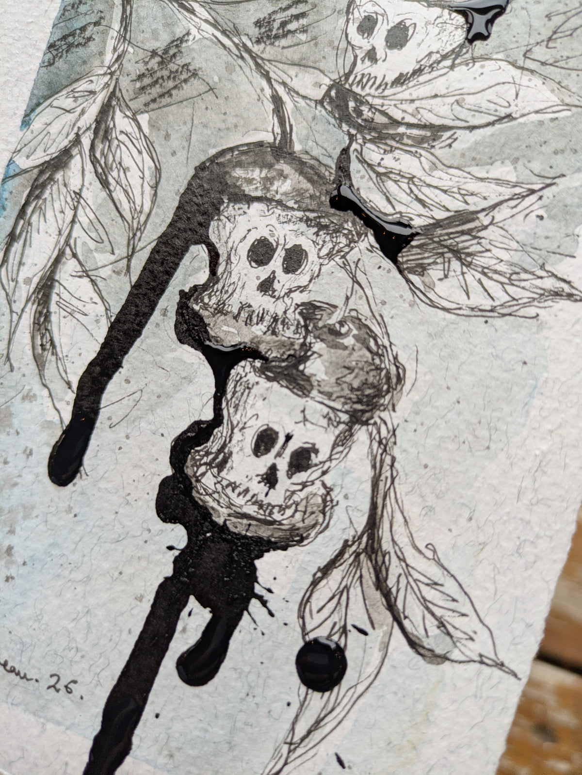 Inktober #1 - apple