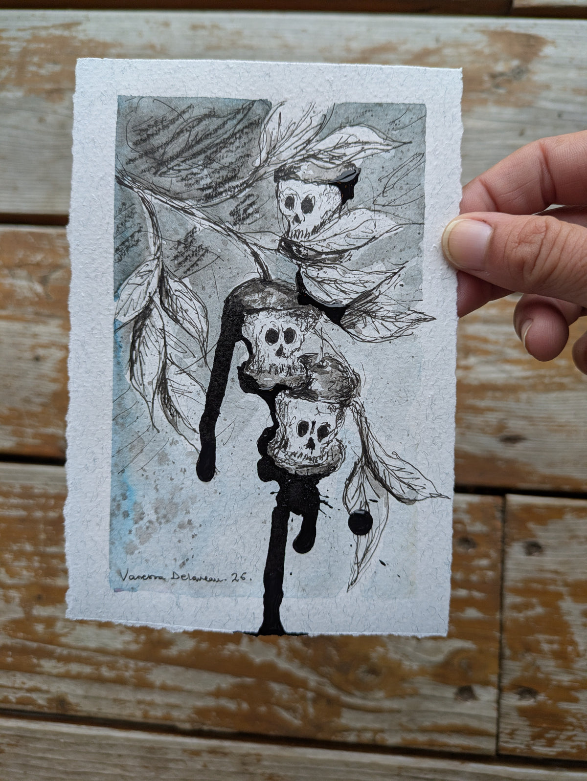 Inktober #1 - apple