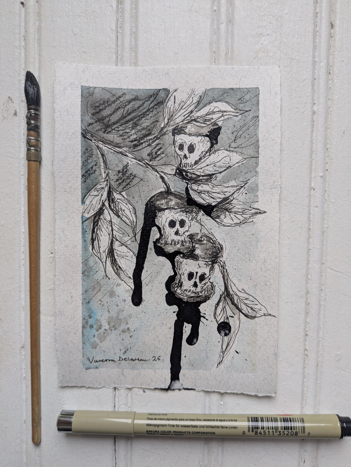 Inktober #1 - apple
