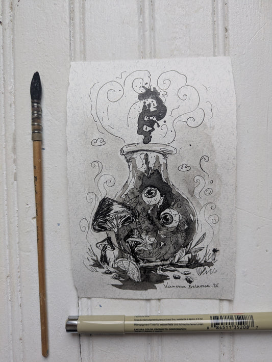 Inktober #12 - toss