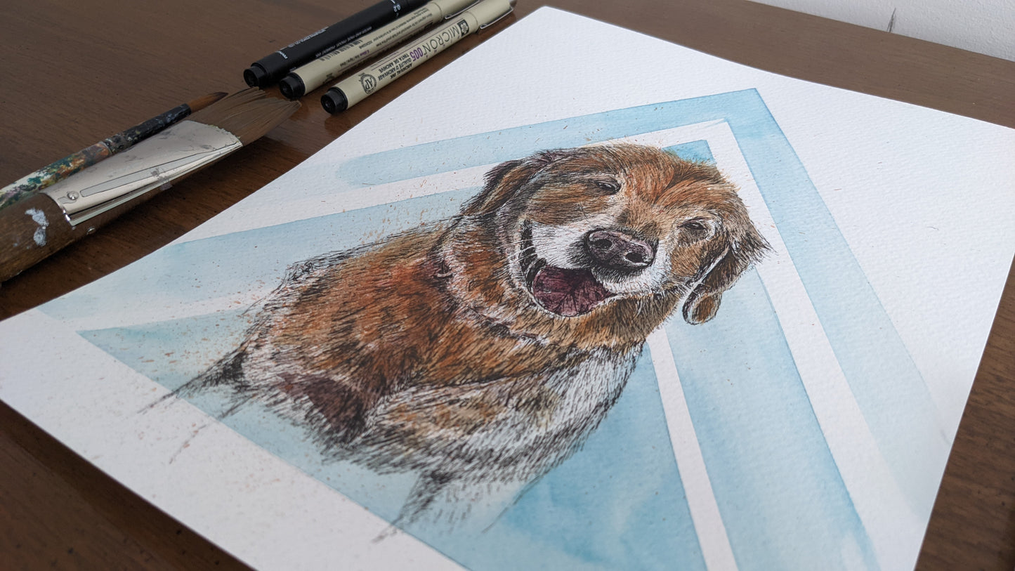 Custom animal portrait