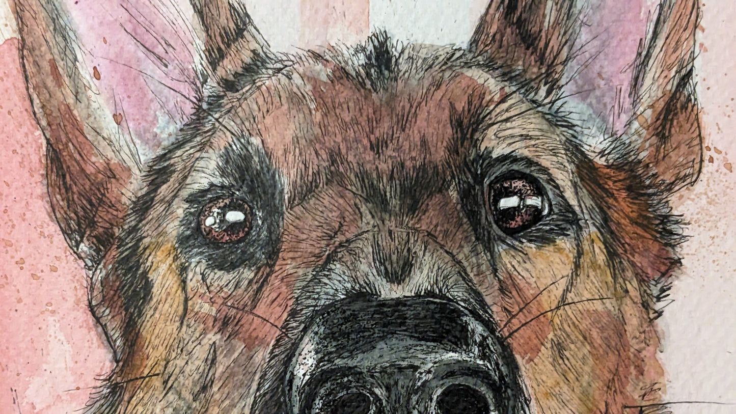 Custom animal portrait